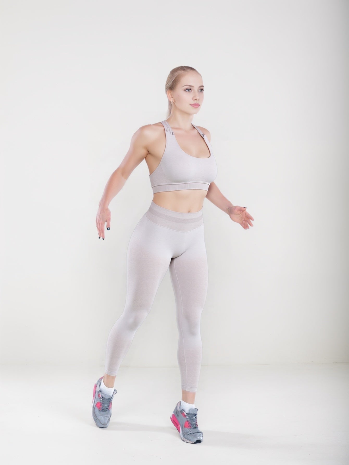 Seamless Contour Yoga Pants – High Waist, Lift & Sculpt Fit